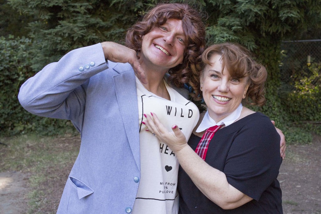 Tom as Glenda + real Glenda